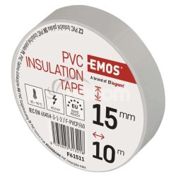 Izolan pska PVC 15mm / 10m biela 1ks F61511