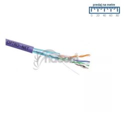 Optronet Kábel FTP CAT5E PVC LSOH AWG24 fialový (1m)