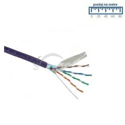 Kábel Optronet  FTP C5E PVC AWG24, vonkajší čierny (m)