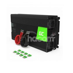 Green Cell INV24 automobilový menič napätia z 24V na 230V, 1500W/3000W