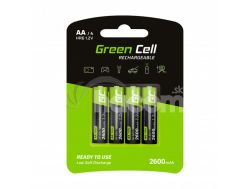 Green Cell Nabíjacie batérie AA 2600mAh Ni-MH 4ks GR01