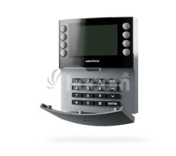 Jablotron JA-155E-GR Bezdr�tov� pr�stupov� modul �tvorsegmentov� s displejom, kl�vesnicou a RFID ��ta�kou - siv�