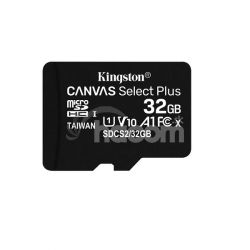 32GB microSDHC Kingston Canvas Select Plus A1 CL10 100MB / s bez adaptéru SDCS2/32GBSP
