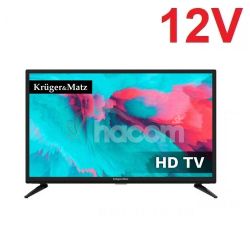 LED TV Kruger & Matz KM0224-T3 DVB-T2 H.265 HEVC 230/12V do karavanu