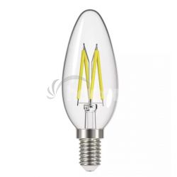 LED žiarovka Filament Candle 6W , E14 , 630lm ,neutrálna biela