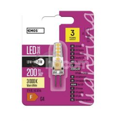 LED žiarovka Classic JC 1,9W 12V G4 teplá biela  ZQ8620