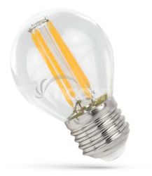 LED žiarovka Spectrum 4W,Filament  E27, 500lm Teplá biela