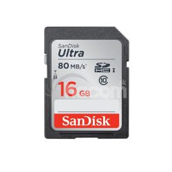 SanDisk Ultra SDHC 16GB 80MB / s Class10 UHS-I SDSDUNC-016G-GN6IN
