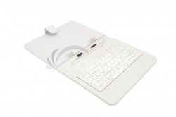 AAIREN AiTab Leather Case 2 with USB Keyboard 8 "WHITE (CZ / SK / DE / UK / US .. layout) Leather Case 2 8W