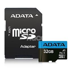 Adata/micro SDHC/32GB/100MBps/UHS-I U1 / Class 10/+ Adaptr AUSDH32GUICL10A1-RA1