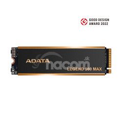 ADATA SSD 1TB Legend 960 MAX NVMe Gen 4x4 Heatsink ALEG-960M-1TCS