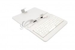 AIREN AiTab Leather Case 1 with USB Keyboard 7 "WHITE (CZ / SK / DE / UK / US .. layout) Leather Case 1 7W