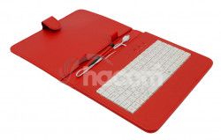 AIREN AiTab Leather Case 2 with USB Keyboard 8 "RED (CZ / SK / DE / UK / US .. layout) Leather Case 2 8R