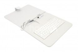 AIREN AiTab Leather Case 3 with USB Keyboard 9,7 "WHITE (CZ / SK / DE / UK / US .. layout) Leather Case 3 97W