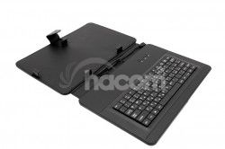 AIREN AiTab Leather Case 4 with USB Keyboard 10 "BLACK (SK / CZ / DE / UK / US .. layout) Leather Case 4 10B