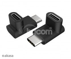 AKASA - 90 USB 3.1 Gen 2 Type-C na Type-C 2 ks AK-CBUB63-KT02