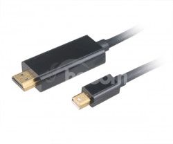 AKASA - adaptr miniDP na HDMI - aktvny AK-CBDP19-18BK