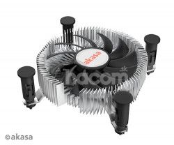 AKASA chladič CPU - hliníkový LGA1700 - itx AK-CC6601EP01