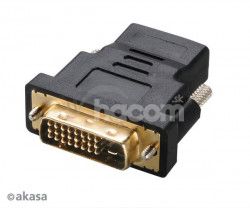 AKASA - DVI-D na HDMI adaptr AK-CBHD03-BKV2