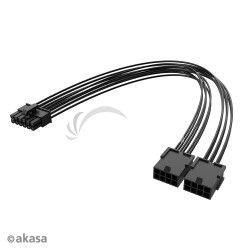 AKASA - PCIe 12-Pin na Dual 8-Pin adaptr AK-CBPW27-30BK
