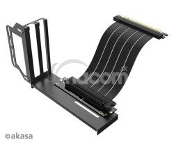 AKASA Riser black Pro, vertiklny VGA driak AK-CBPE02-20B