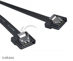 AKASA - Super slim SATA kabel - 50 cm - 2 ks AK-CBSA05-BKT2