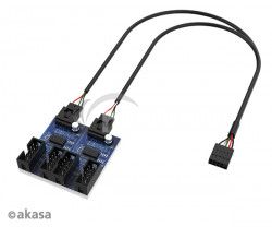 AKASA - USB 2.0 intern HUB 1-4 AK-CBUB64-30BK