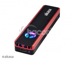 AKASA USB 3.2 Gen 2 ext. rmek pre M.2 SSD RGB AK-ENU3M2-06