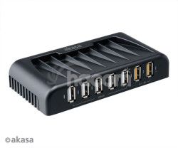 AKASA USB hub 2.0 Connect 7 FC AK-HB-12BKCM
