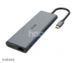 AKASA - USB Type-C 14-In-1 dokovac stanice 60W AK-CBCA28-18BK