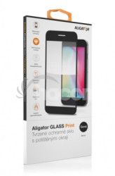 Aligator ochrann sklo PRINT pre Iphone 12 mini ierna GLP0113