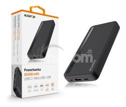 ALIGATOR PBAL2050 20 000mAh 20W ierna PBAL2050BK