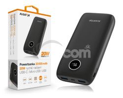 ALIGATOR Powerbanka Power Delivery 20W, rchle nabjanie, 20 000 mAh, ierna PBPD20BK