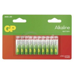 Alkalick batria GP Alkaline LR03 (AAA), 20 ks 20ks B0412L