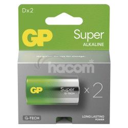 Alkalick� bat�ria GP Super LR20 (D), 2 ks 2ks B01412