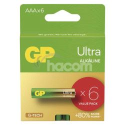 Alkalick batria GP Ultra LR03 (AAA), 6 ks 6ks B0211V