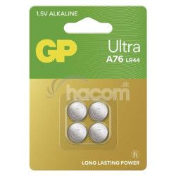 Alkalick gombkov batria GP Ultra LR44 (A76U) 4ks B30764