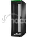 APC Easy Rack 600mm/42U/1100mm with Roof, Side panel,castors,feet and 4 Brackets, No Bottom, black