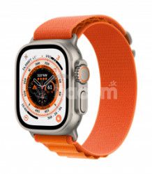 Apple Watch Ultra/49mm/Titan/Šport Band/Orange Alpine MQFM3CS/A