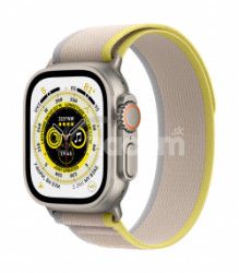 Apple Watch Ultra/49mm/Titan/Šport Band/Yellow-Beige Trail MNHK3CS/A