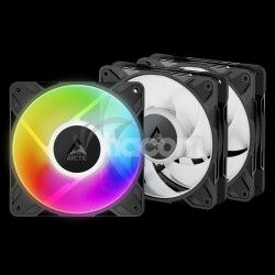 ARCTIC P12 Pro A-RGB (3 Pack) - 120mm A-RGB PWM ventiltor s rozdeovaom kblov ACFAN00310A