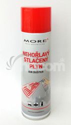 ARMOR Stlaen vzduch plyn MORE (400g), plyn nezamza, nekondenzuje, je nehorav NEW model ES . 51 M10105