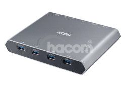 ATEN 2-Port 4K DisplayPort USB-C KVM Dock switch US-3311
