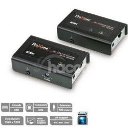 ATEN Extender PC-konzoly na 100m USB a 1920x1200 CE-100