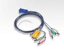 ATEN KVM zdru. kbel k CS-1732,34,54,58, PS2, 3m 2L-5303P