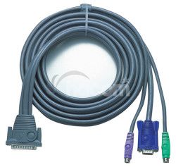 ATEN KVM zdruen kbel k CS-128A, 228, 428, PS2, 5m 2L-1605P