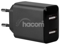 AVACOM HomeNOW 2 sie�ová nabíjaèka 5V 3,4A 17W s dvoma USB-A výstupmi NASN-2X34-BH2
