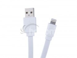 AVACOM USB kbel pre Apple iPhone Lightning 40cm, biela DCUS-LIG-40W