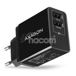 AXAGON ACU-DS16, SMART nabjaka do siete, 2x USB vstup 5V / 2.2A + 5V / 1A, 16W ACU-DS16