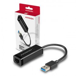 AXAGON ADE-SR, USB3.0 Type-A - extern Gigabit Ethernet adaptr, auto install ADE-SR